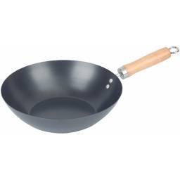 WOK ACERO CARBONO CUORI CARBONE C-28