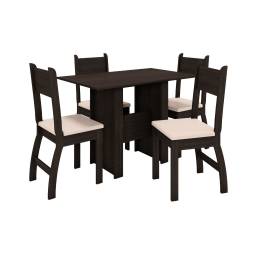 JUEGO DE COMEDOR 4 SILLAS MILANO ALMENDRA J0033056