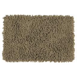 ALFOMBRA DE BAO 40X60CM SHAGGY MARRON