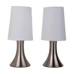 LAMPARA DE MESA MET X 2 DIJON E 14 2070170