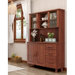 APARADOR BRONZE 4 PUERTAS 3 CAJONES IMBUIA 1163T