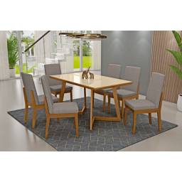 JUEGO DE COMEDOR LONDRES 6 SILLAS CH131-CH