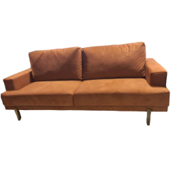 SILLON COIMBRA 3 LUGARES TERCIOPELO CANELA 1014462-750583