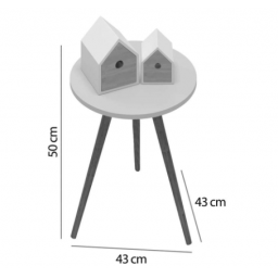 MESA LATERAL MY MELODY 278858728 C/LUZ BLANCA
