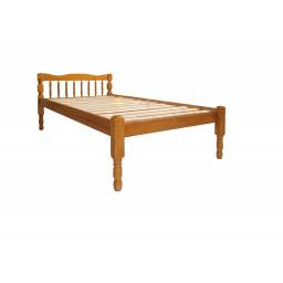 CAMA DE MADERA 1 PLAZA TOTA 30 MIEL 90 X 190