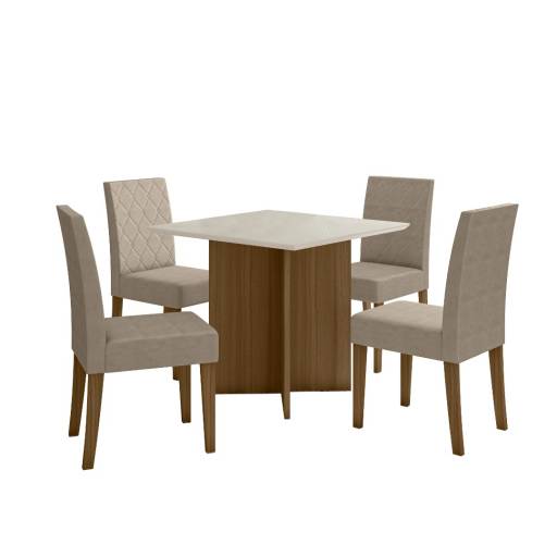 JUEGO DE COMEDOR HELO 4 SILLAS JADE J0037241/ 40004179