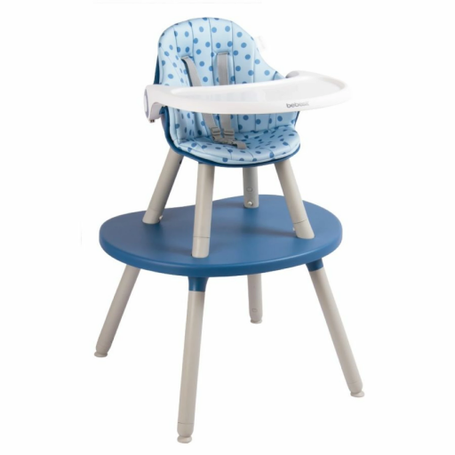 SILLA DE COMER BEBESIT BABY DESK 2.0 3 EN 1 AZUL /ROSA/GRIS