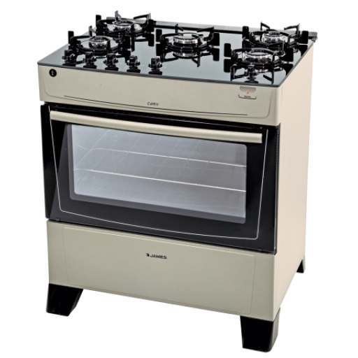 COCINA A GAS JAMES C695 V 5H TITANIUM