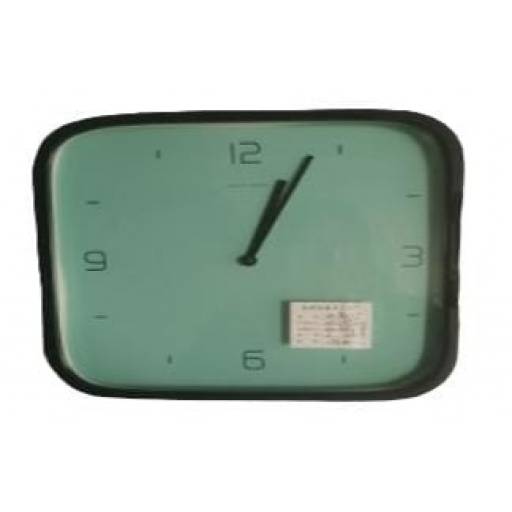 RELOJ DE PARED EN MADERA 30X30 VERDE