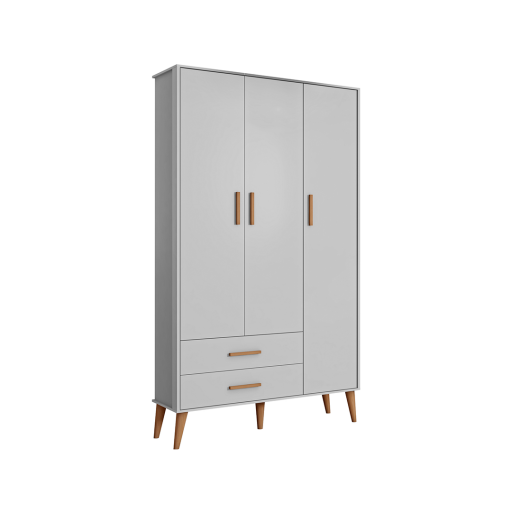 ROPERO ZOE 3 PUERTAS - 23A OFF WHITE ACETINADO 333898728