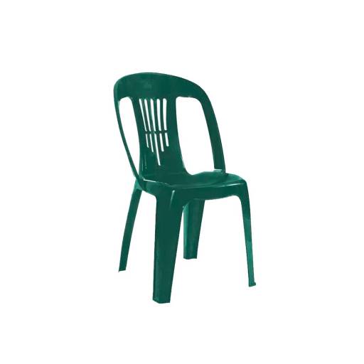 SILLA PVC VERDE S/POZA BRAZOS ENVAPAR SQ05