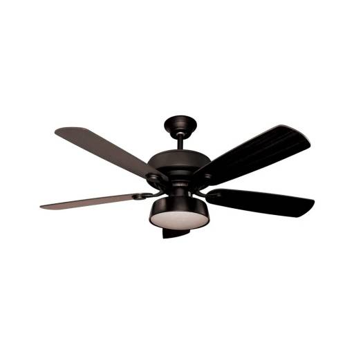 VENTILADOR DE TECHO KASSEL  LUJO 52" NEGRO 1 PLAFON 76950
