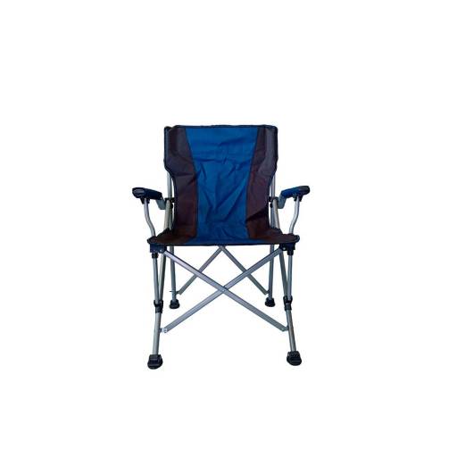 SILLA CAPITAN JONY EN TELA Y METAL AZUL  DB 174-4