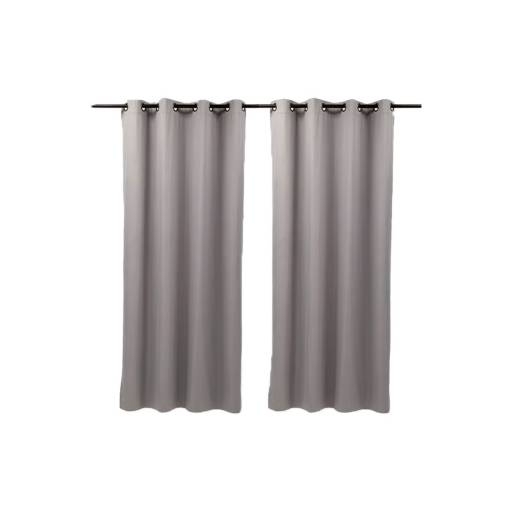CORTINA 132 x 213 BLACKOUT / GRIS 100% POLIESTER