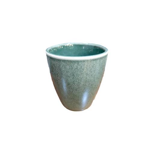 TAZA DE CERAMICA VERDE
