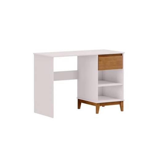 ESCRITORIO PRATA 1 CAJON  2806 BFN OFF WHITE/ FREIJO (NUEVO)