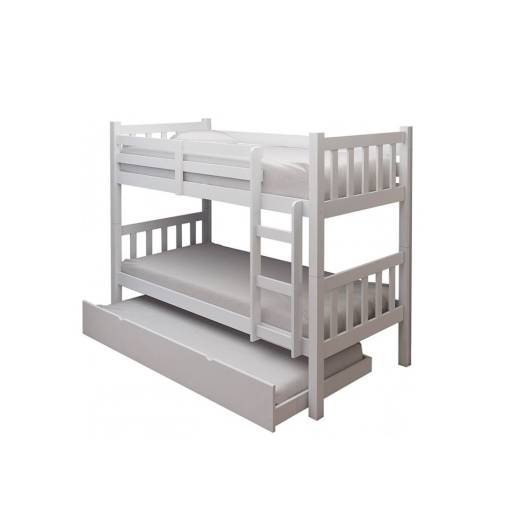 TRICAMA MADERA TOTA B 102-01 - CUCHETA C/AUXILIAR - BLANCO