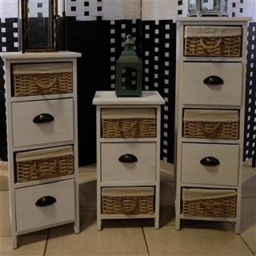 PETIT MUEBLE TOMASA CESTO Y CAJON 4 PISOS CR200