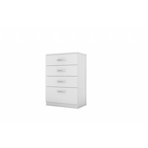 COMODA 4 CAJONES ASTRAL - BLANCO 4460/03