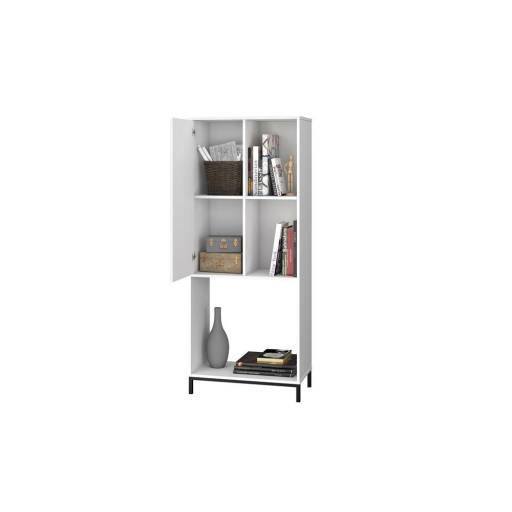ESTANTERIA BRV BLANCO PIES NEGROS BE 72-198