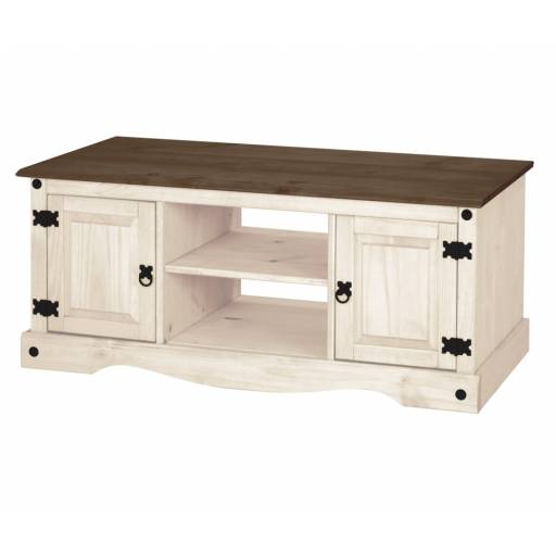 RACK LINEA MEXICANA 2 PUERTAS 1 ESTANTE BLANCO MEX04BL