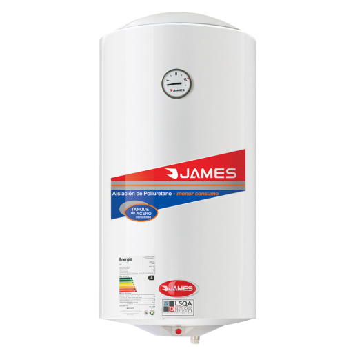 TERMOTANQUE JAMES 40 LITROS TANQUE DE ACERO