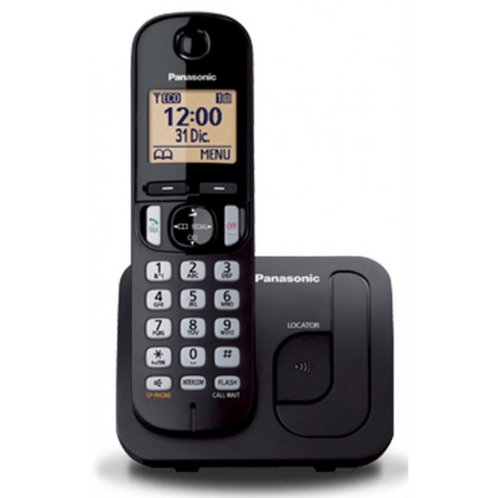 Panasonic KX-TGC210 Teléfono Fijo Inalámbrico Gris/Negro