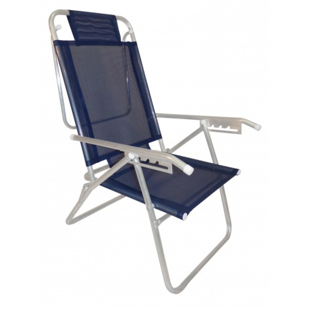 Silla Playera Reposera Plegable 4 Posiciones Playa Reforzada