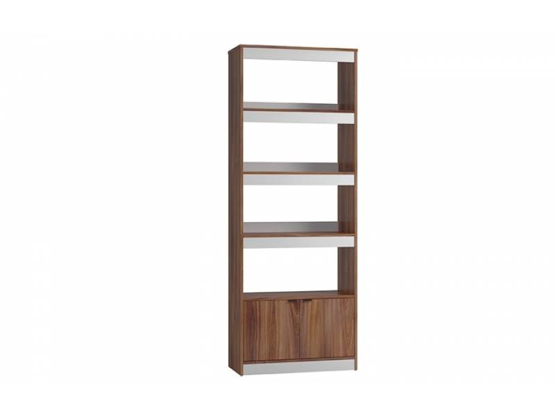 ESTANTERIA BRV 2 PUERTAS CASTAO / BLANCO BE 77-192