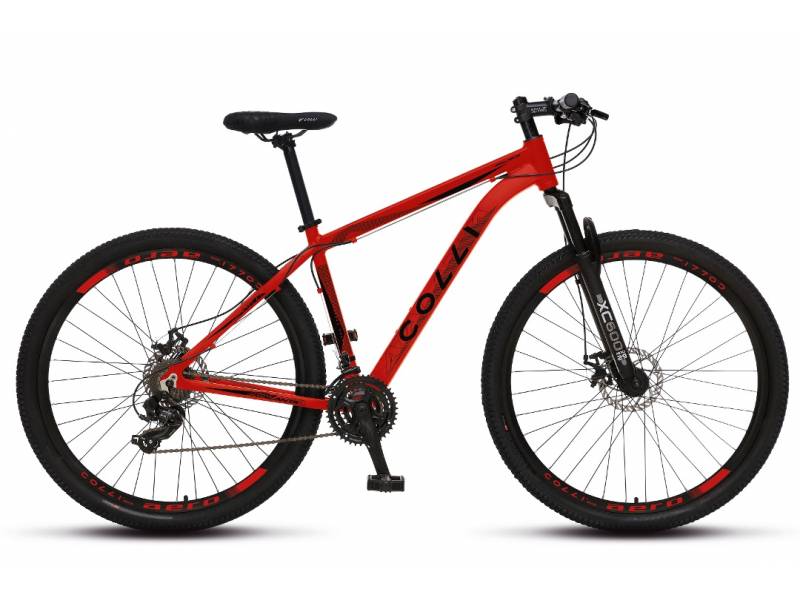 BICICLETA COLLI ATALANTA ALUMINIO R 29 - ROJO