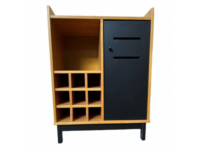 MUEBLE TIPO BAR MADRI 1947 RP ROBLE/PRETO