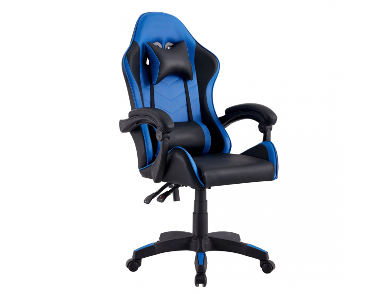 SILLA DE ESCRITORIO GAMER MAX  AZUL/NEGRO 259841001