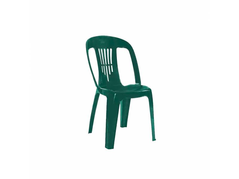 SILLA PVC VERDE S/POZA BRAZOS ENVAPAR SQ05