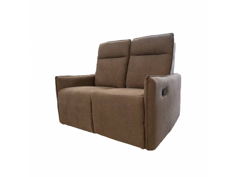 SILLON RECLINABLE SALVADOR 2 CUERPOS MARRON SX-81226-2