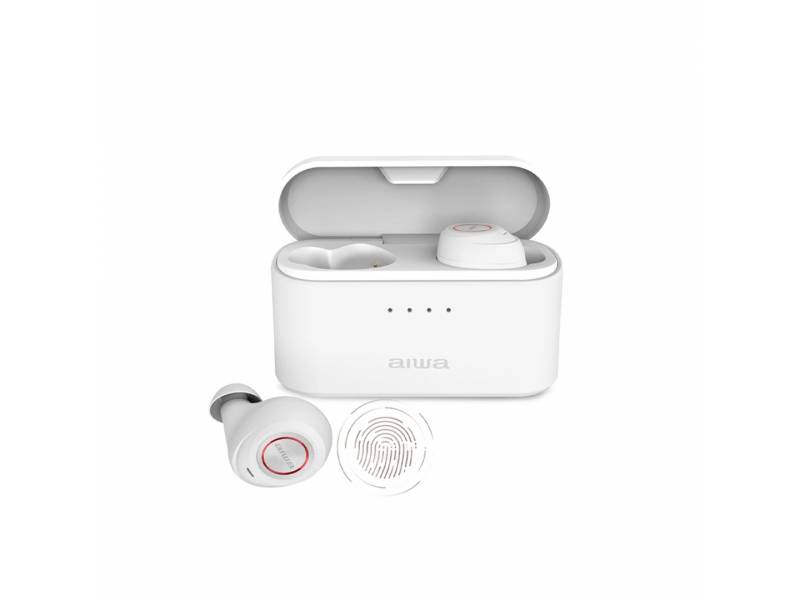 AURICULARES BT AIWA TWS CONTROL TACTIL AW-6PRO BLANCO/NEGRO