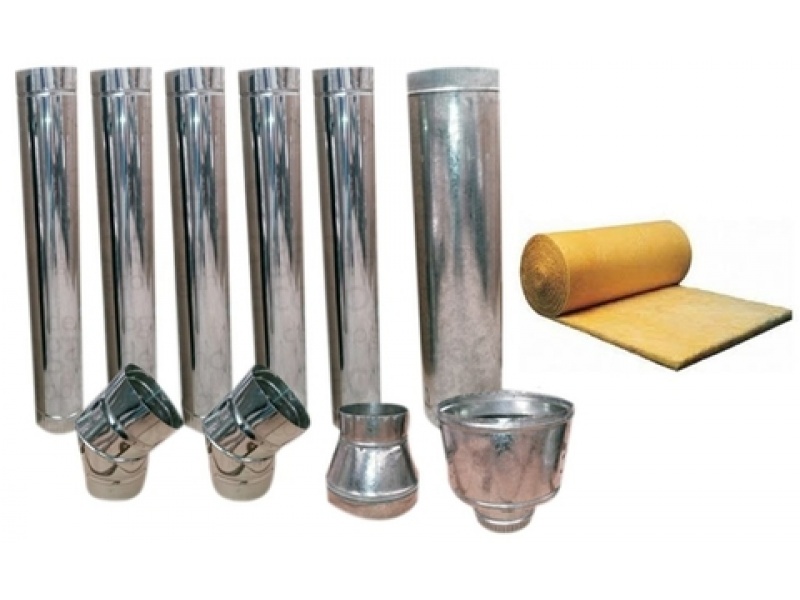 KIT DE INSTALACION INOX TECHO 6" PARA CALEFACTOR VSUR