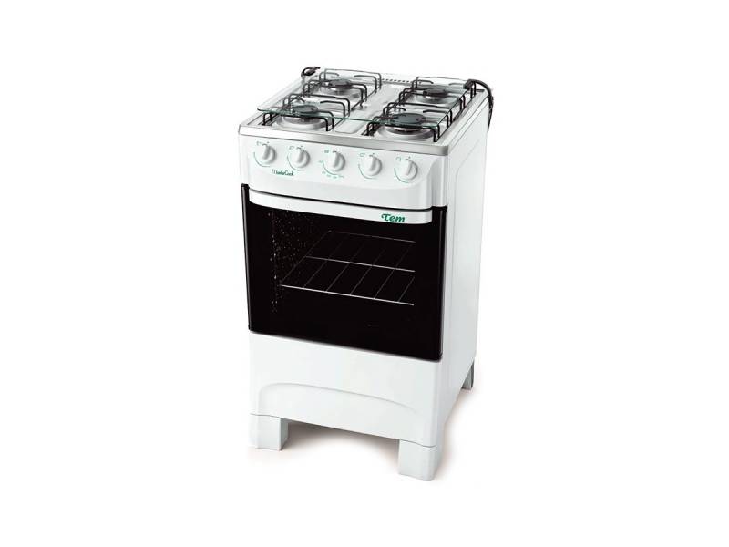 COCINA GAS TEM MASTERCOOK 4 H NEGRA