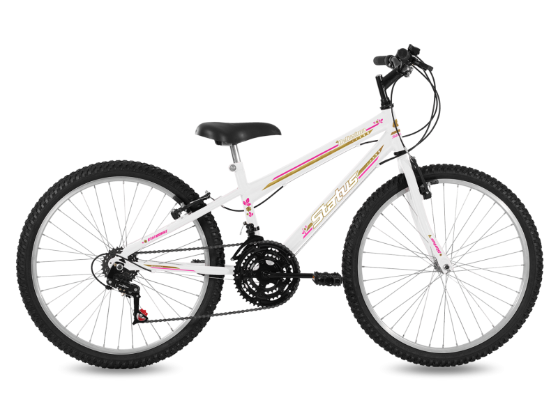 BICICLETA MTB STATUS ROD.24 DE DAMA BELISSIMA BLANCA