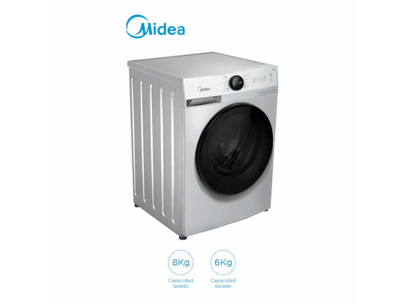 LAVASECARROPAS MIDEA 8/6 KG MF200D80WB/W